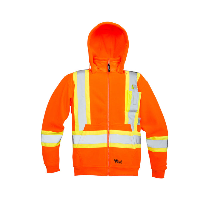 Fleece Hoodie Orange