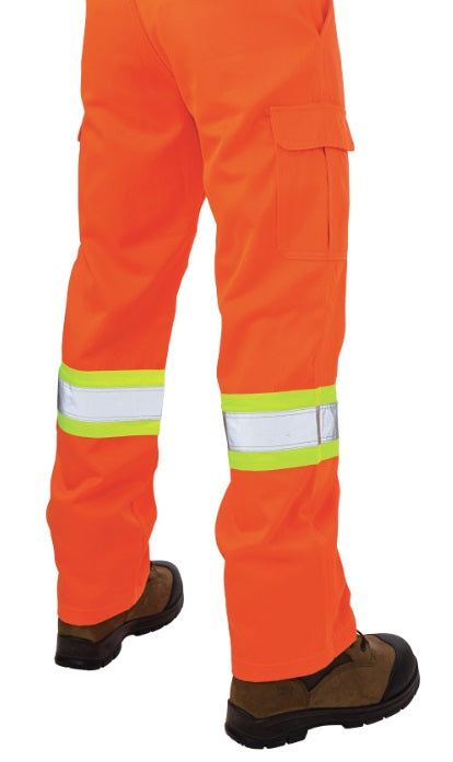 Safety Cargo Work Pant Orange